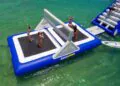 inflatable volleyball court